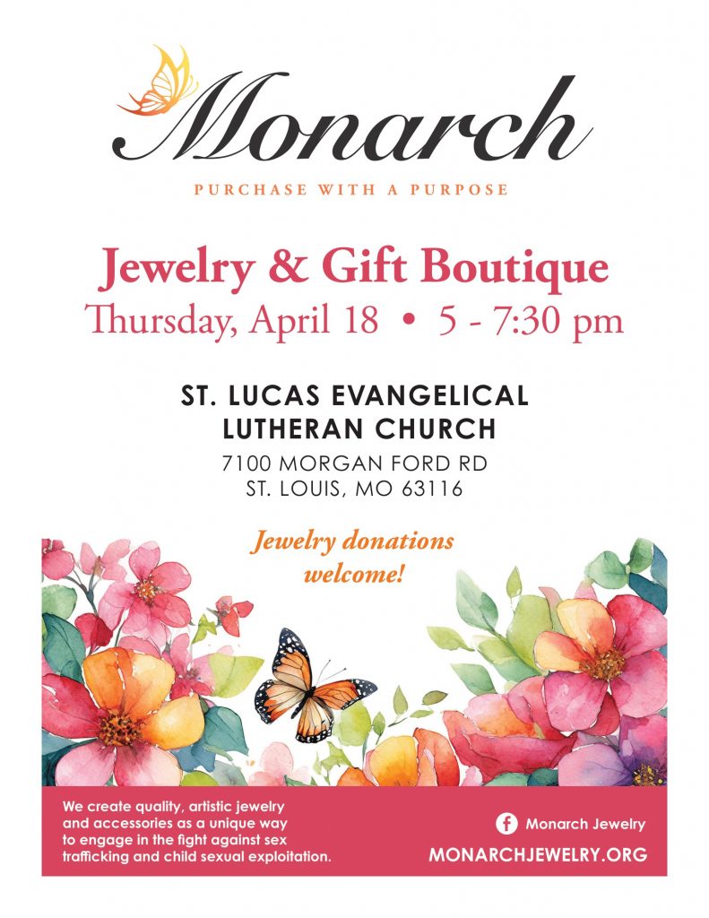 Monarch Jewelry Night @ St. Lucas | St. Louis | Missouri | United States